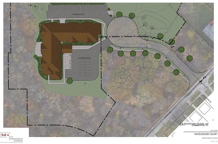 Thomas Street and Hazelwood Avenue Senior Apartments rendering